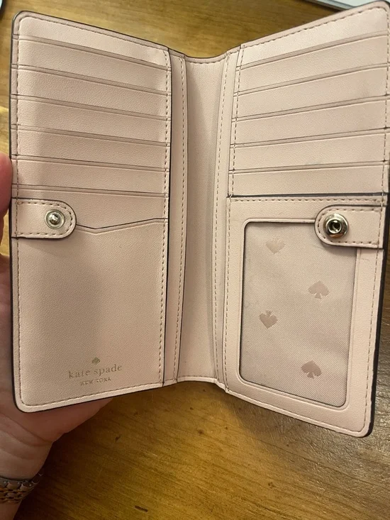 kate spade Pink Star-Print Continental Wallet - Picture 4 of 6